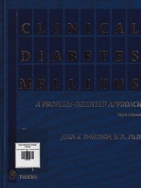 Image of Clinical diabetes mellitus : a problem-oriented approach