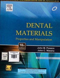 Image of Dental materials : properties and manipulation