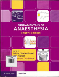 Image of Fundamentals of anaesthesia