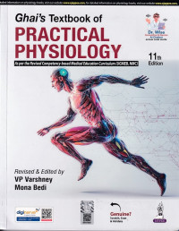 Image of Ghai’s Textbook of practical physiology.