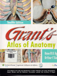 Image of Grant's atlas of anatomy : Atlas of anatomy