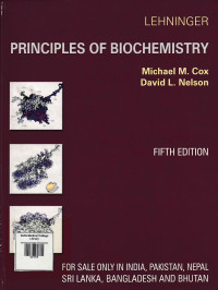 Image of Lehninger principles of biochemistry