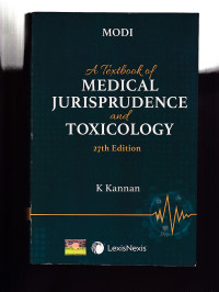 Image of Modi’s Textbook of medical jurisprudence and toxicology