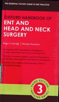 Image of Oxford Handbook of ENT and head and neck surgery