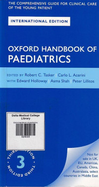 Image of Oxford handbook of paediatrics.