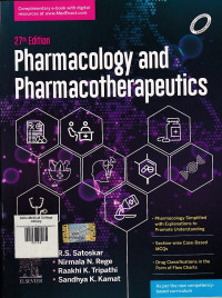 Image of Pharmacology and Pharmacotherapeutics
