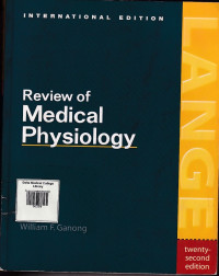 Image of Review of medical physiology