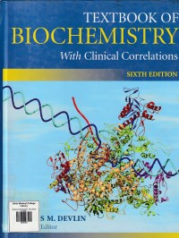 Image of Textbook of biochemistry : with clinical correlations