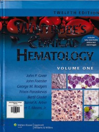 Image of Wintrobe’s clinical hematology. vol.01
