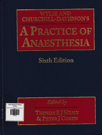 Image of Wylie and Churchill-Davidson's A practice of anaesthesia